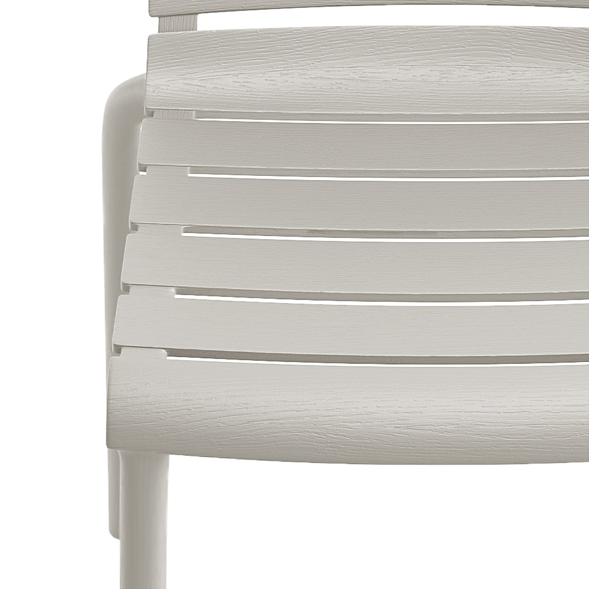 Rylan Indoor and Outdoor Stackable Chair - Cement Gray - Set of 4