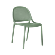 Shay Indoor and Outdoor Stackable Chair - Aloe Green - Set of 2