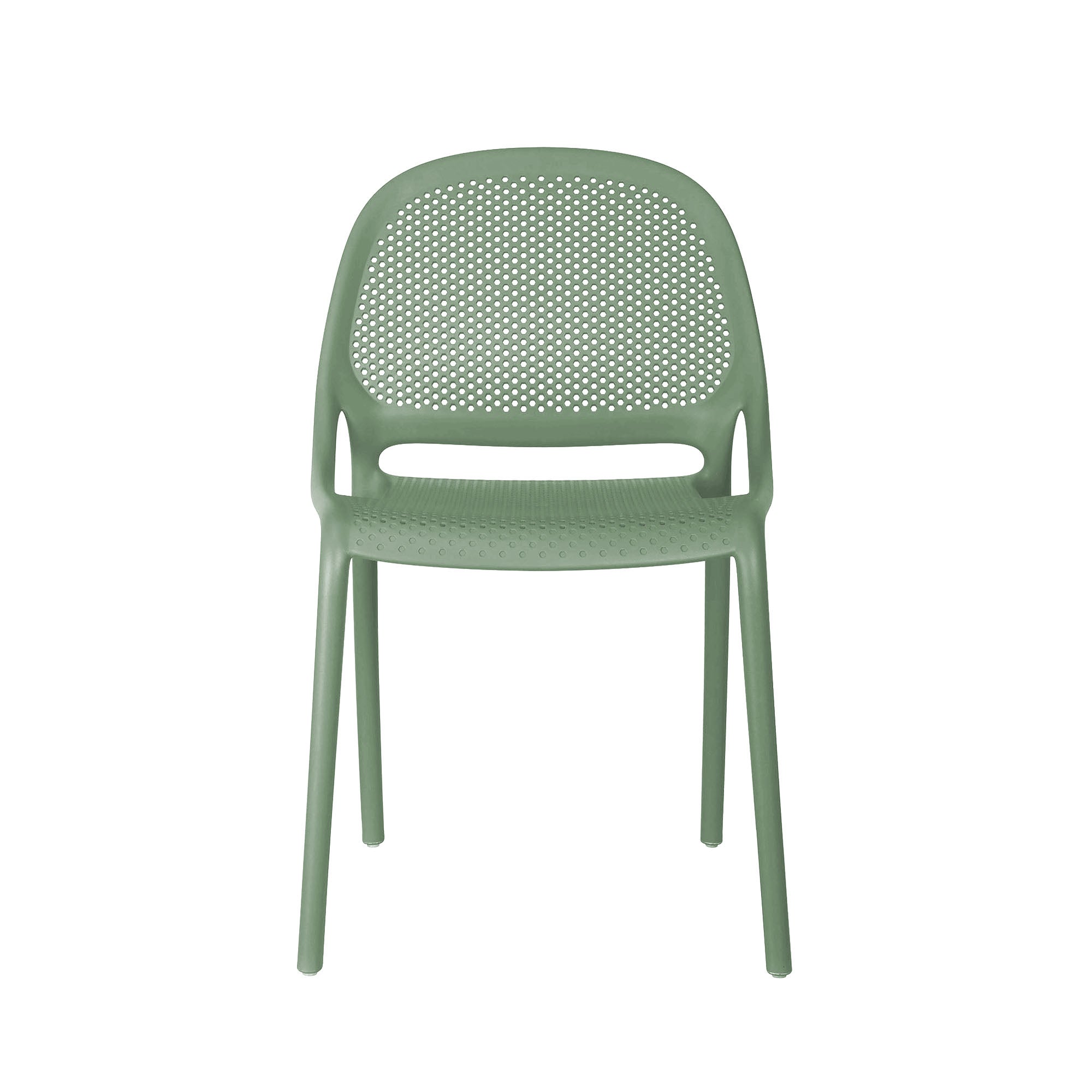 Shay Indoor and Outdoor Stackable Chair - Aloe Green - Set of 2