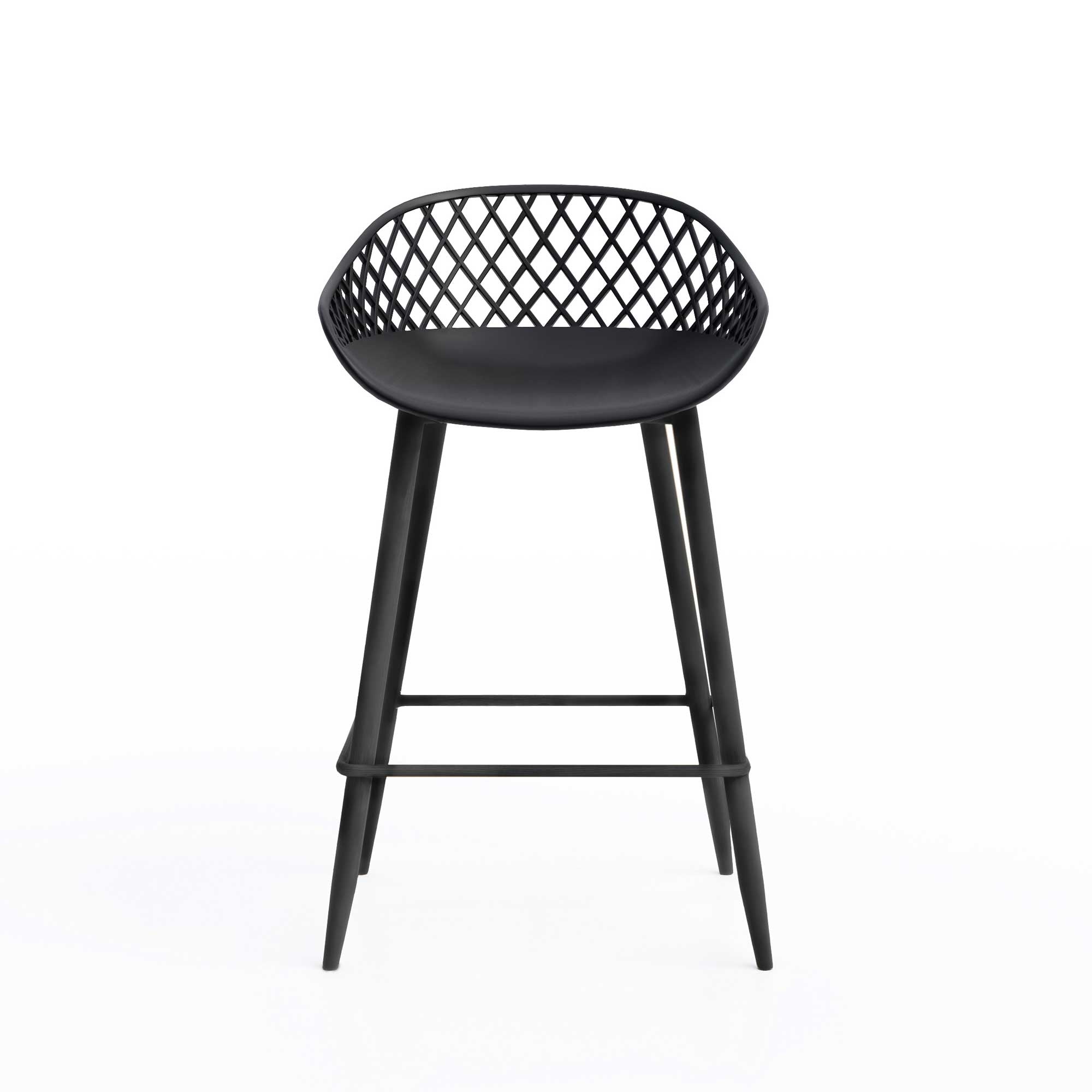 Kurv® Series Counter Cafe Table 24"+ Kurv® Counter Stool - Set of 2