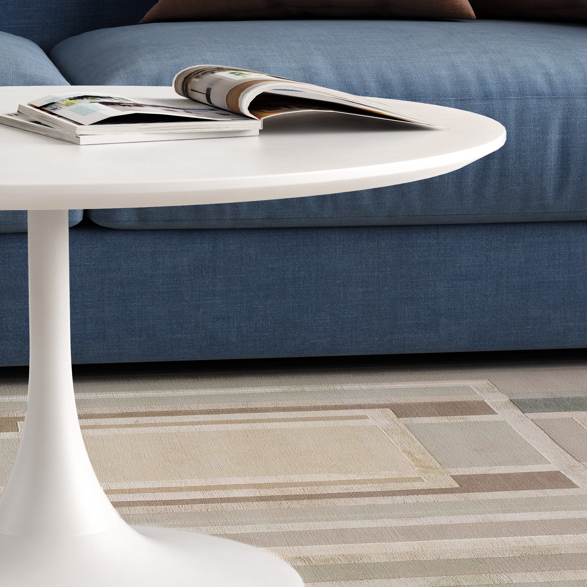 Kurv® Coffee Table - White