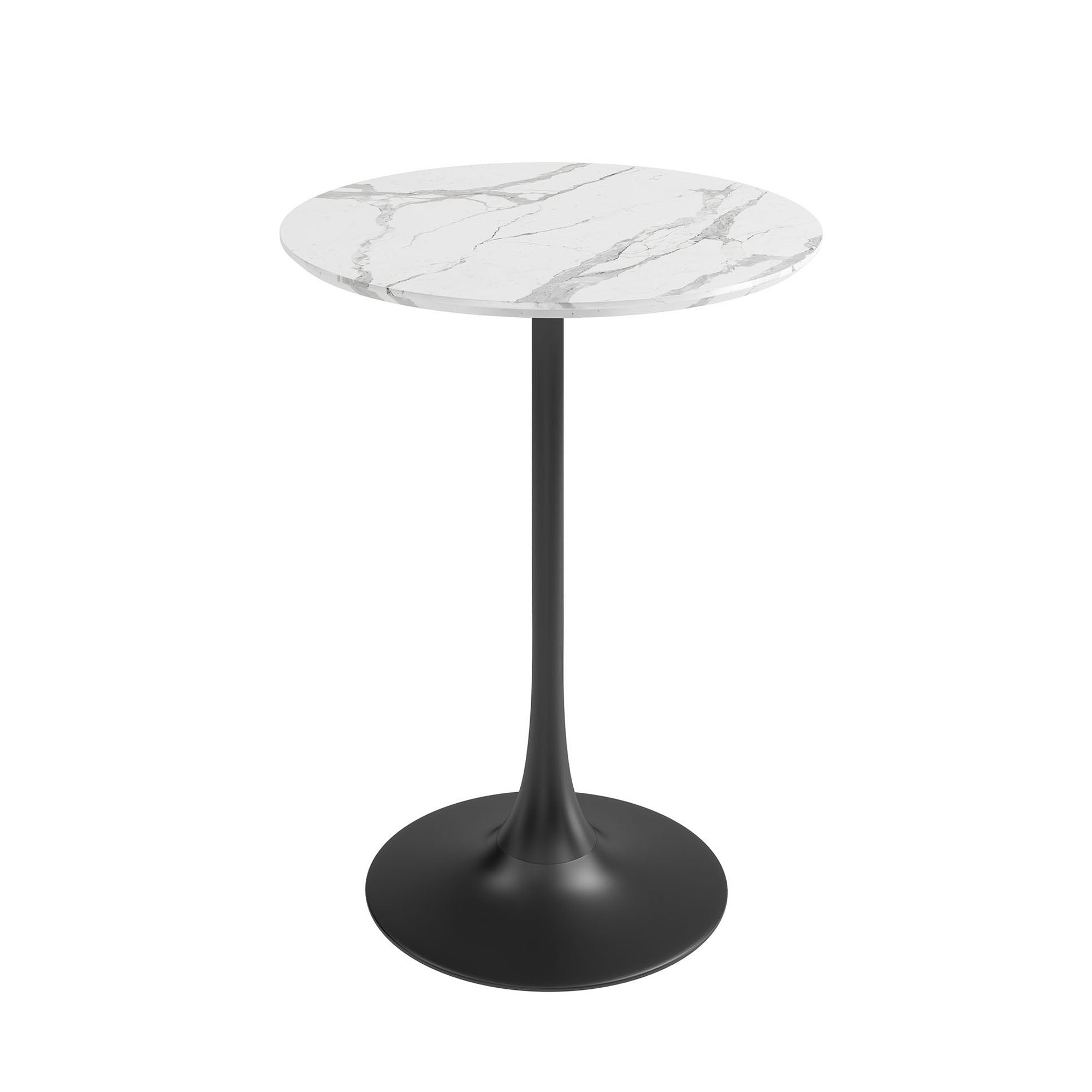 Kurv® Series Counter Cafe Table 24"+ Kurv® Counter Stool - Set of 2