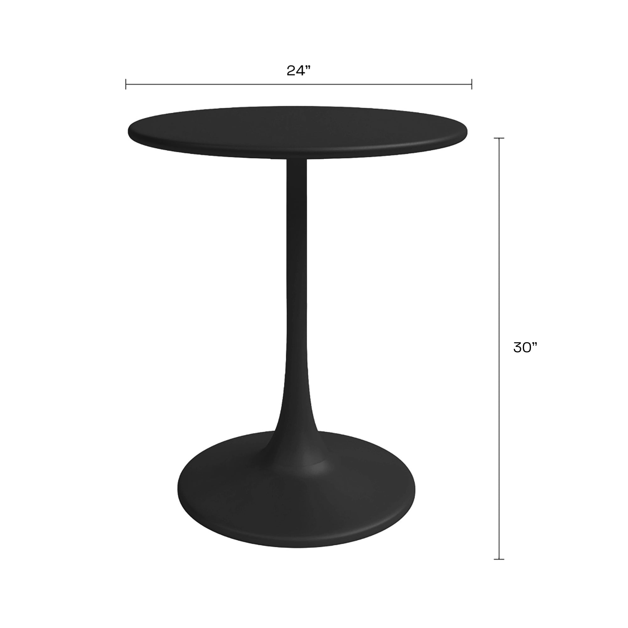 Kurv™ Series Bistro Table + Kurv™ Dining Chair - Set of 2