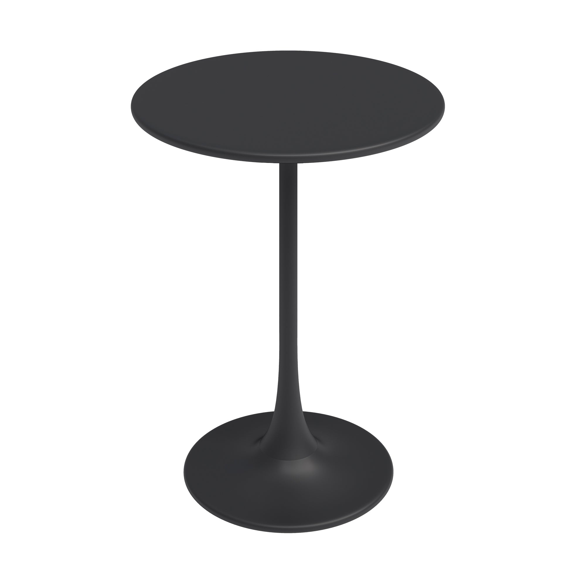 Kurv® Counter Height Table - All Steel - Black, Indoor/Outdoor