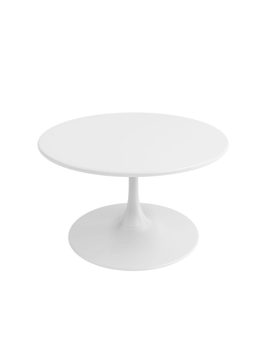 Kurv® Coffee Table - All Steel - White, Indoor/Outdoor