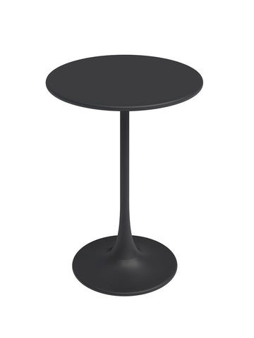 Kurv™ Series Black Counter Bistro Steel Table - 24"D x 36"H