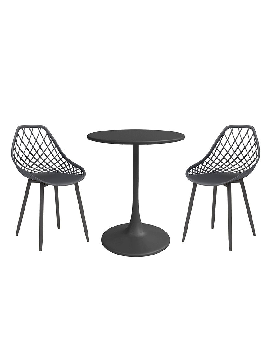 Kurv® Series Bistro Table + Kurv® Dining Chair - Set of 2
