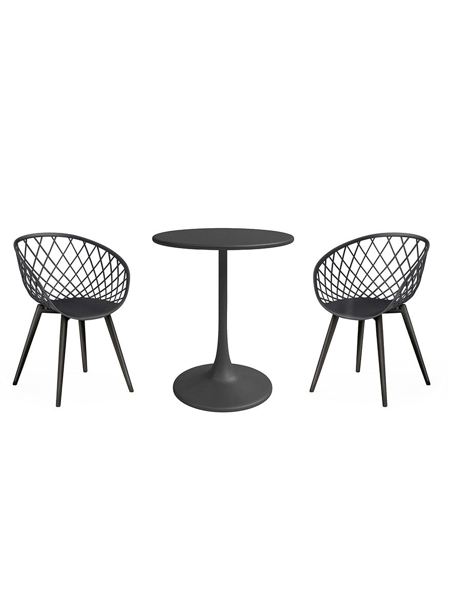 Kurv® Series Bistro Table + Kurv® Chair - Set of 2