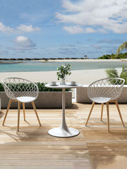 Kurv™ Series Bistro Table + Kurv™ Chair - Set of 2