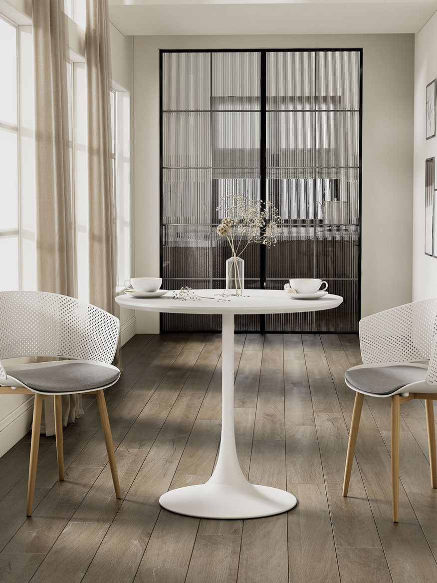 Cafe Table And Stools Kurv® Cafe Table For Indoors – X – White Top