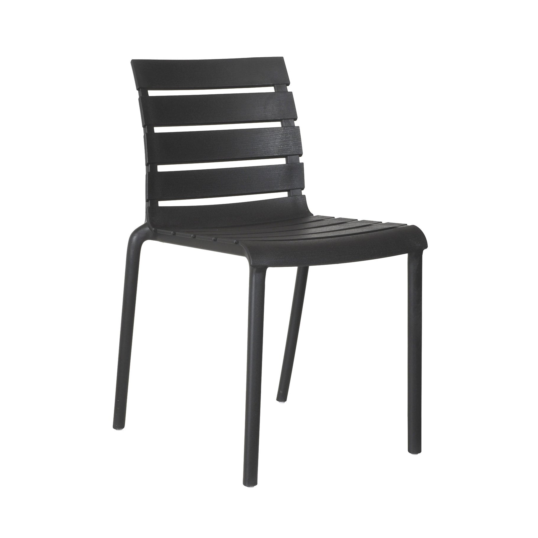 Rylan Indoor and Outdoor Stackable Chair - Black - Set of 2