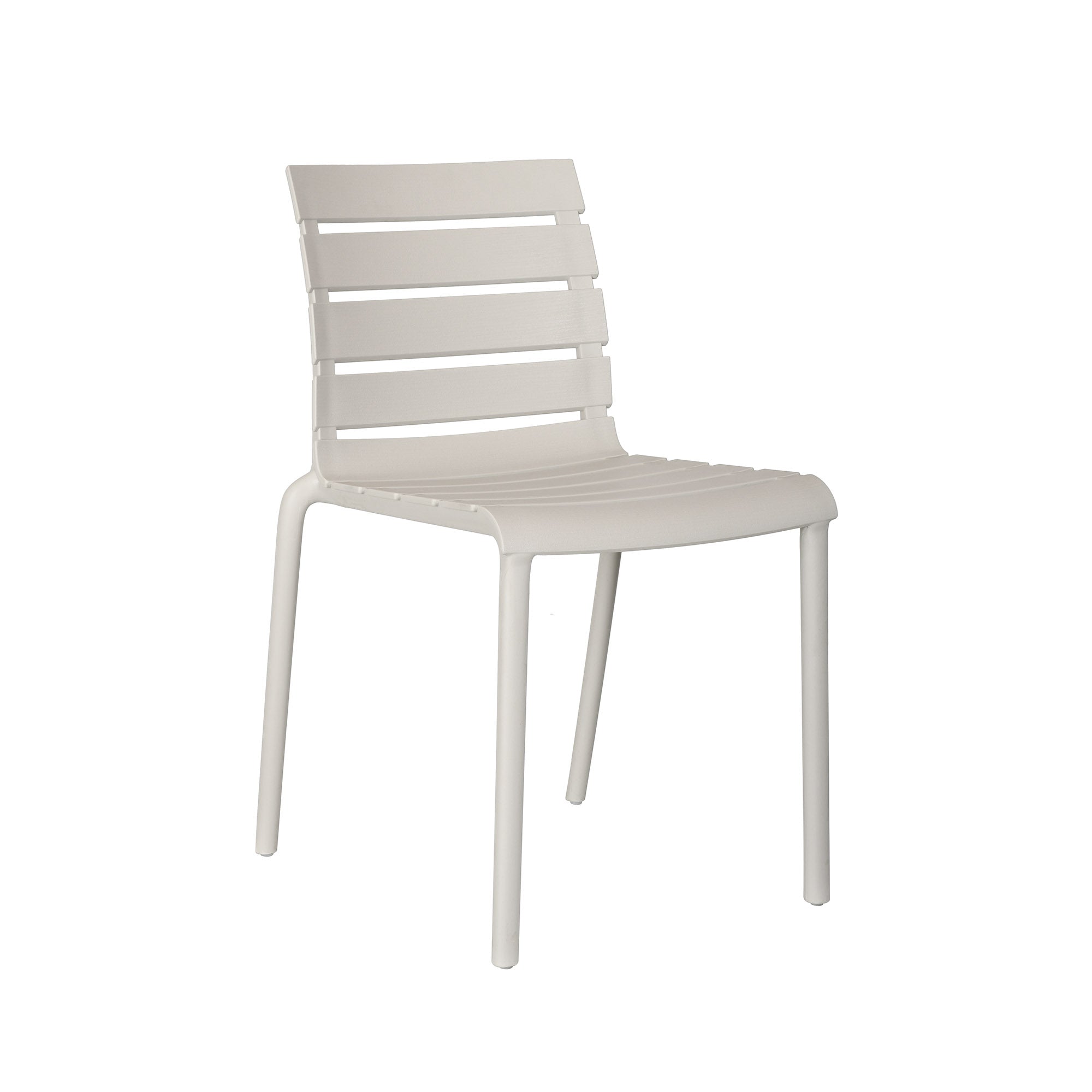 Rylan Stackable Chair - Cement Gray, Indoor/Outdoor - Set of 2