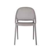 Shay Indoor and Outdoor Stackable Chair - Elephant Gray - Set of 4