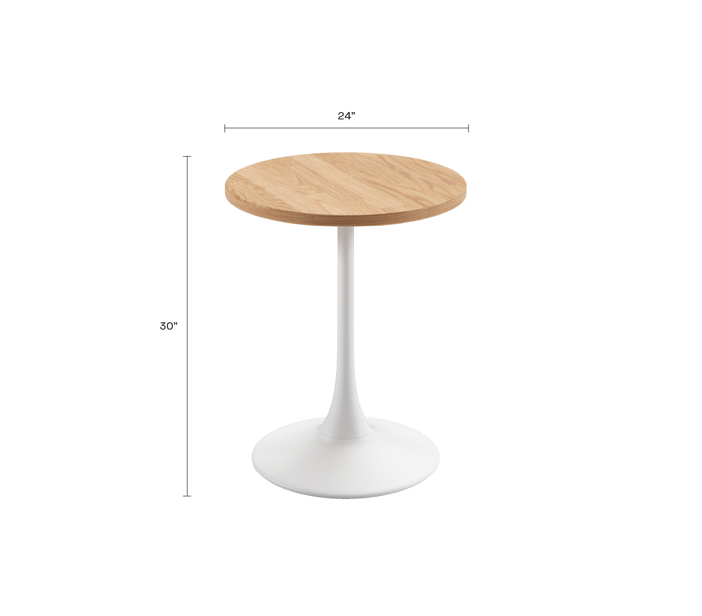 Elise Round Table - White