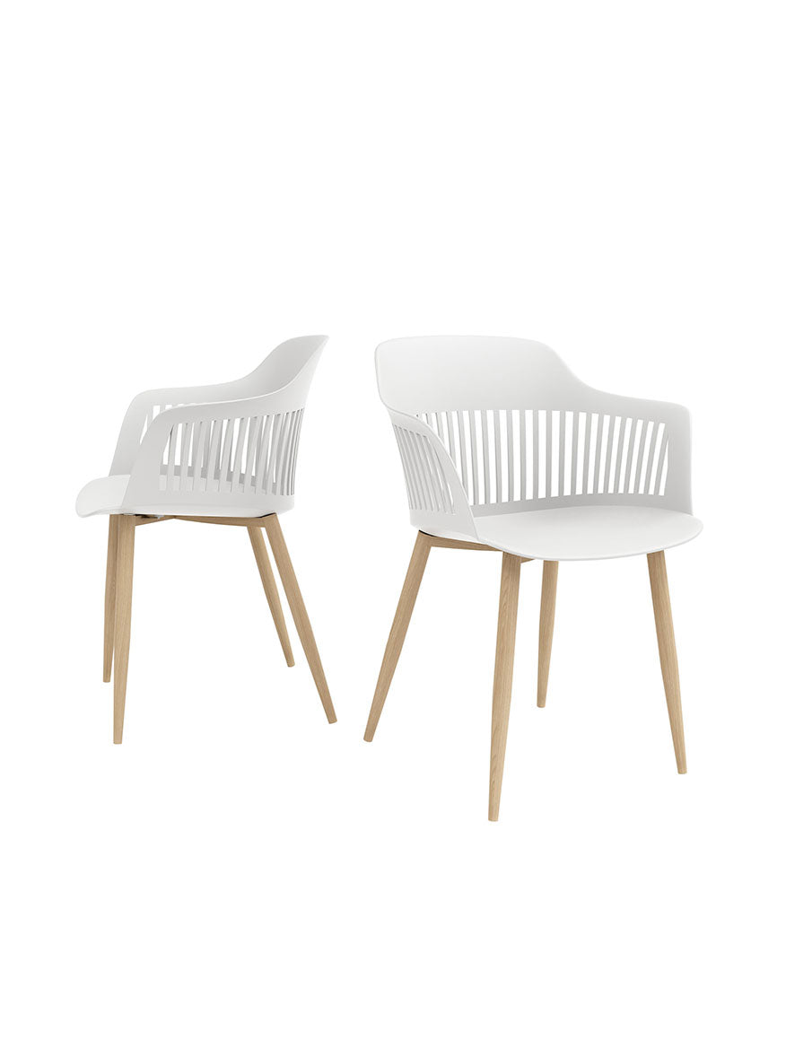 Blake Chair - White - Set of 2