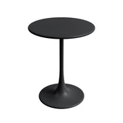 Kurv® All Steel Bistro Table for Indoors or Outdoors - 24”D x 30”H – Black