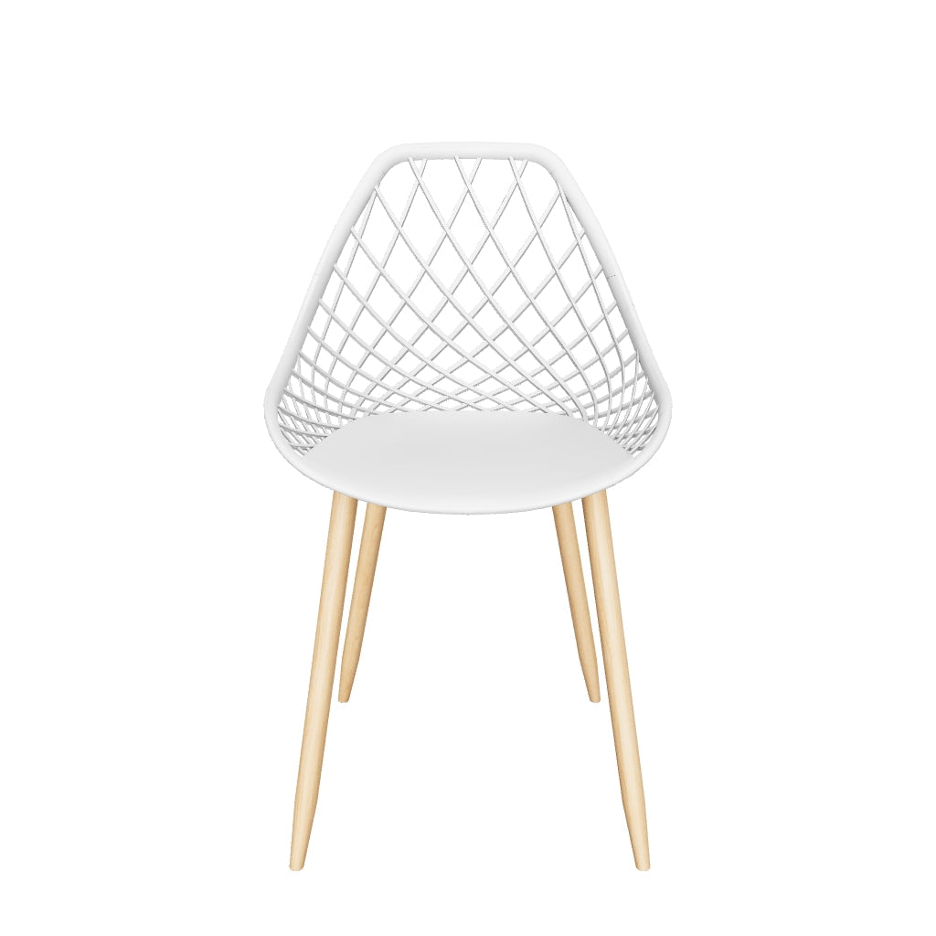 Kurv® Dining Chair - White ( 2 Pack ) | Jamesdar