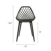 Kurv™ Series Cafe Table + Kurv™ Dining Chair - Set of 2