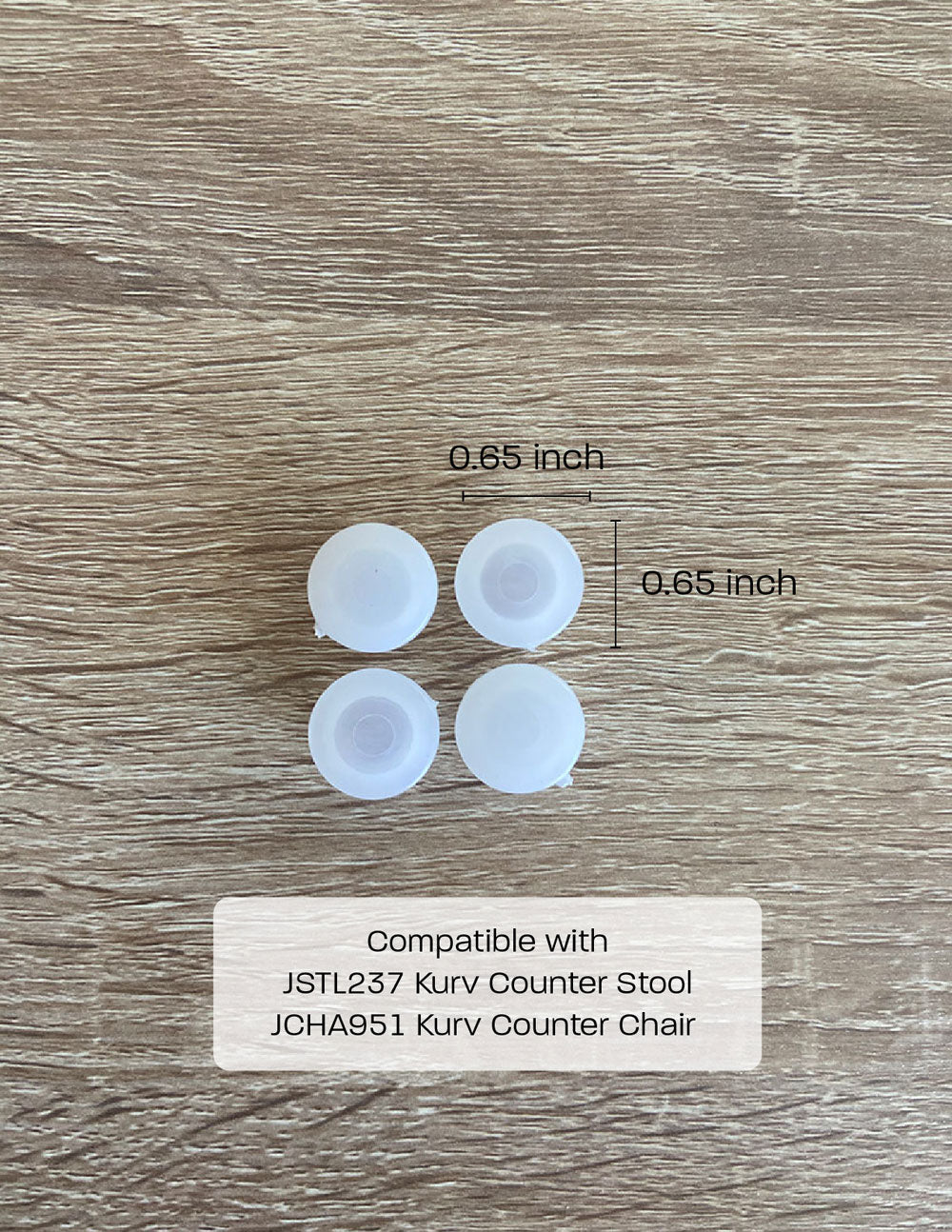 Chair Glides (small) - 0.65 inch